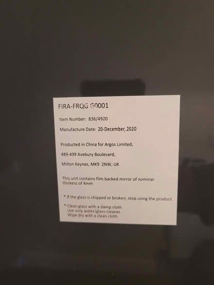 Photo of free Mirror (Fort Pitt ME1) #2