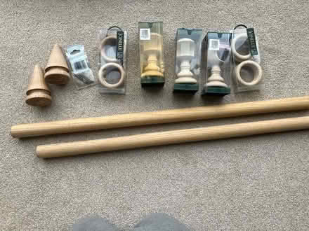Photo of free Curtain pole and accessories (Norfolk Park S2) #1