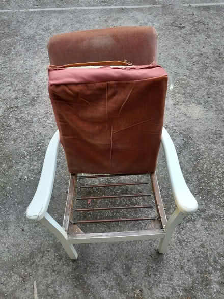 Photo of free Armchair with detachable seat cushion (No fire label) (Limpley Stoke) #2