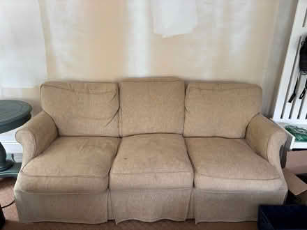 Photo of free 2 large comfortable sofas (school street Cotuit) #1