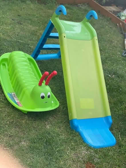 Photo of free Slide and Rocking Caterpillar (Evington LE5) #2