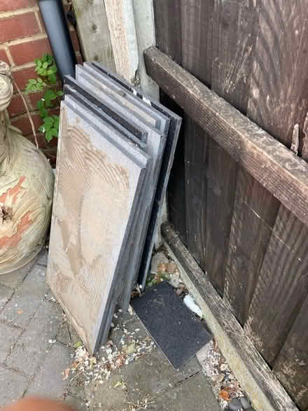 Photo of free bathroom floor tiles (Collier Row RM1) #2