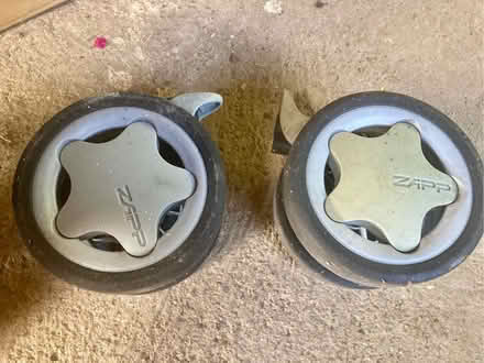 Photo of free Quinny Zap wheels (Brickhill MK41) #1