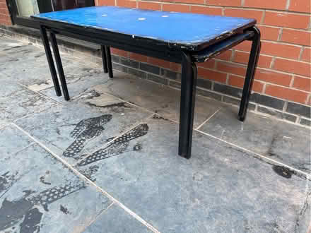 Photo of free 2 x Small School Tables (Wem SY4) #2
