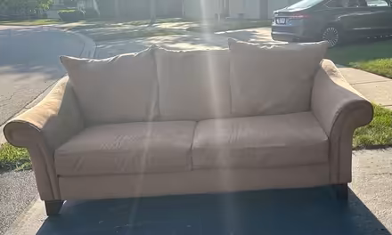 Photo of free Brown Couch (Warrenville) #1