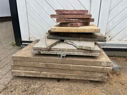 Photo of free Paving slabs (Duckhall Farm HP3) #2