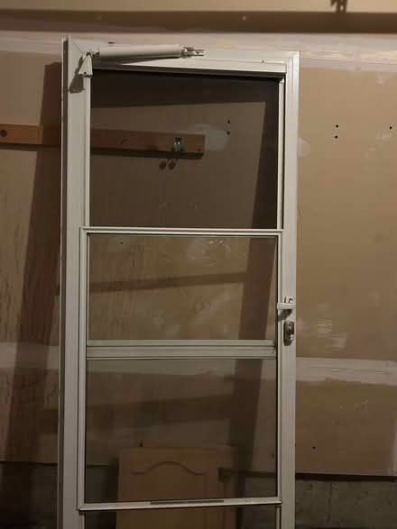 Photo of free Storm door - white (Hunt Club/Conroy area) #2