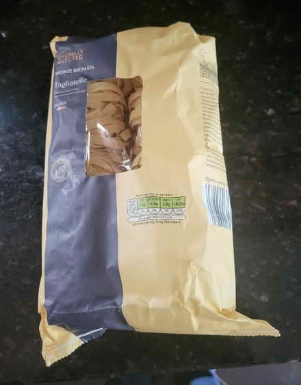Photo of free Almost full packet tagliatelle (Cherry Orchard SY2) #1