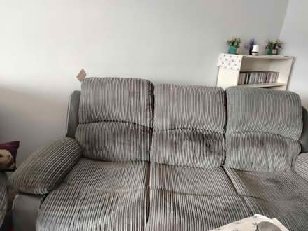Photo of free 3 seater reclining couch (GL51 4UR) #1