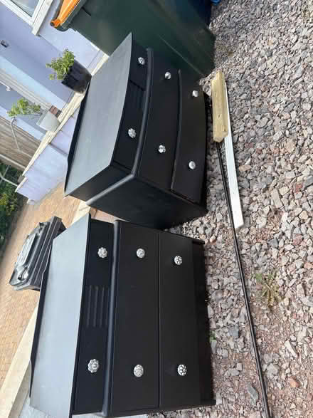 Photo of free Pair of Black Chest Of Drawers (Ultra Pontem NP18) #1