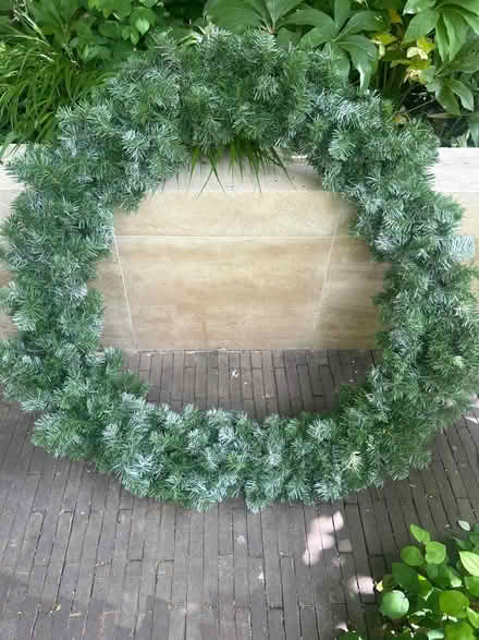Photo of free 1.2 meter wreath and Xmas tree box (Chiswick) #1