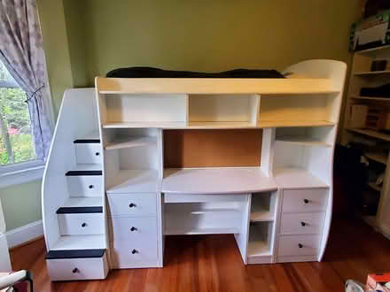 Photo of free Loft bed with desk (Takoma, DC) #1