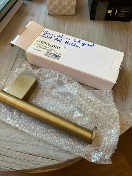 Photo of free Brass toilet roll holder (Upshire (EN9)) #1