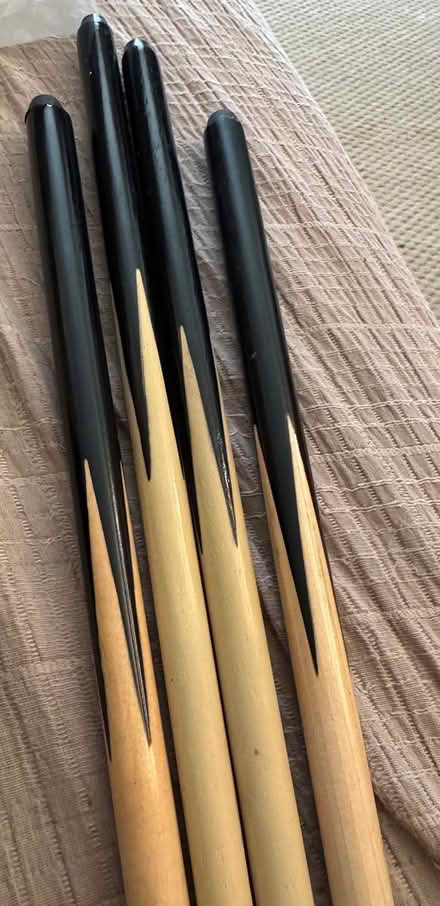 Photo of free 4 Mini Pool Table Cues (Branksome Dorset BH12) #1