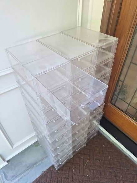 Photo of free Clear plastic drawers (Rockaway N.j.) #2