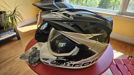Photo of free 2 Motocycle helmets (clarkson lorne park area) #1