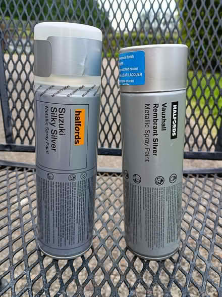 Photo of free Silver spray paint, 2 cans (Chalvington BN27) #1
