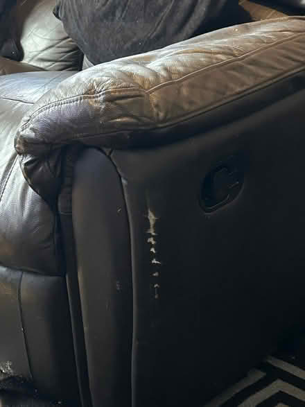 Photo of free Brown Leather 2 Seater Recliner Sofa (Selly Oak B29) #2