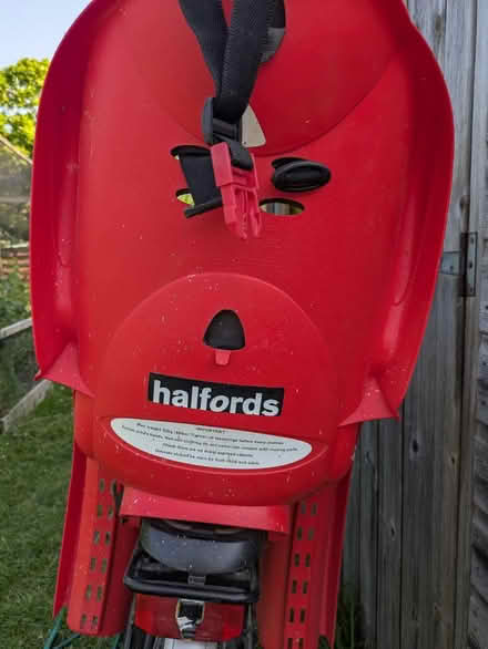 Photo of free Child's bike seat (Seabrook, Hythe CT21) #2