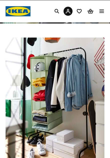 Photo of free Clothes rail (Bonnington EH6) #1