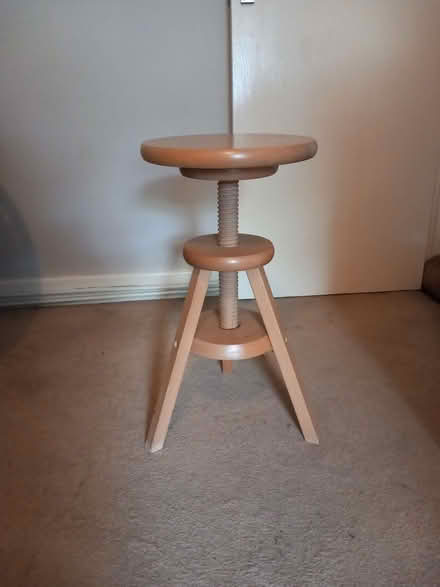 Photo of free Ikea height adjustable stool, ok condition. Todmorden area (Todmorden OL14) #1