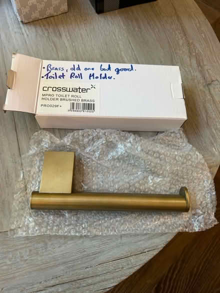 Photo of free Brass toilet roll holder (Upshire (EN9)) #2