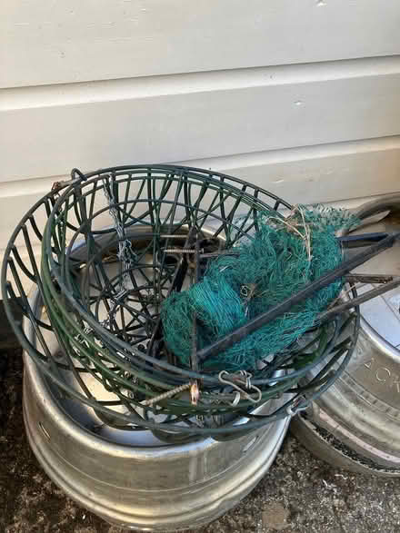 Photo of free Hanging baskets and mounts (GU24 Bisley) #1