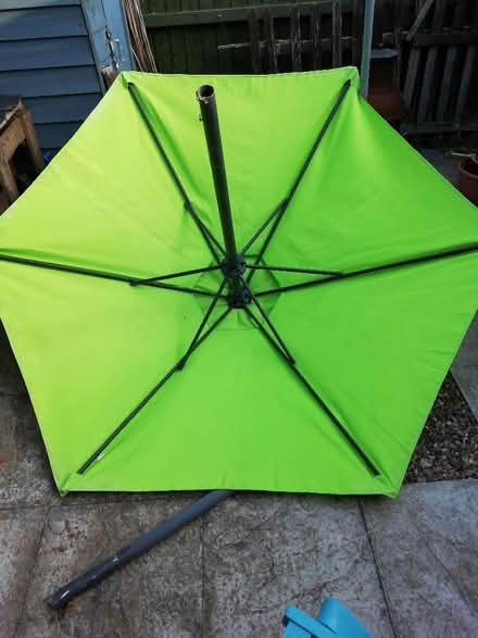 Photo of free Large garden parasol (Bobblestock HR4) #1