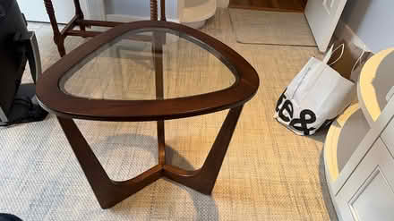 Photo of free Walnut end table (North Cambridge) #1