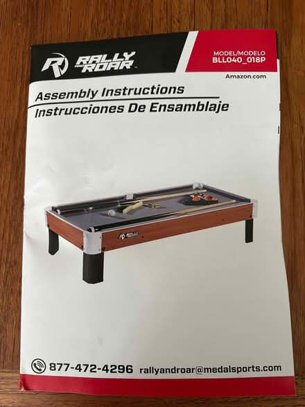 Photo of free Tabletop pool table (Regent Square) #2