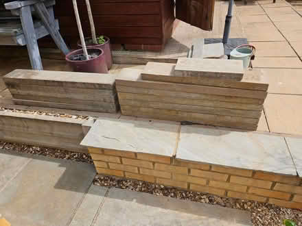 Photo of free Concrete edging slabs. (Higham North area NN10) #1