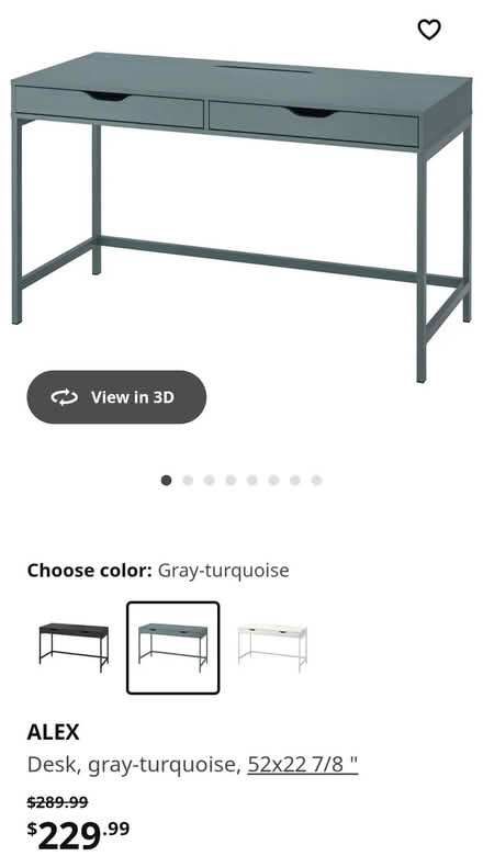 Photo of free Ikea Alex desk (East Williamsburg) #1