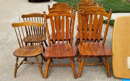 Photo of free CURB ALERT** Large Table & Chairs (Macomb Twp.) #3