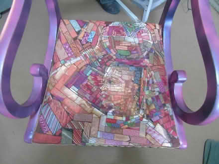 Photo of free Wooden Chair with canvas seat (Talysarn LL54) #3