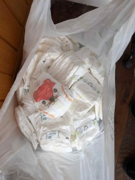Photo of free Big bag of Size 1 & 2 Nappies (South Woodham Ferres CM3) #1