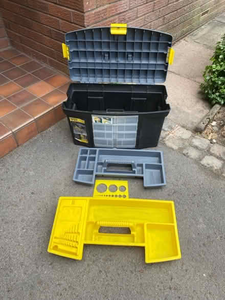 Photo of free Plastic tool box large (Bollington) #1