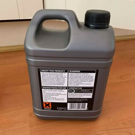 Photo of free Anti-freeze & summer coolant (Whinfield DL1) #1