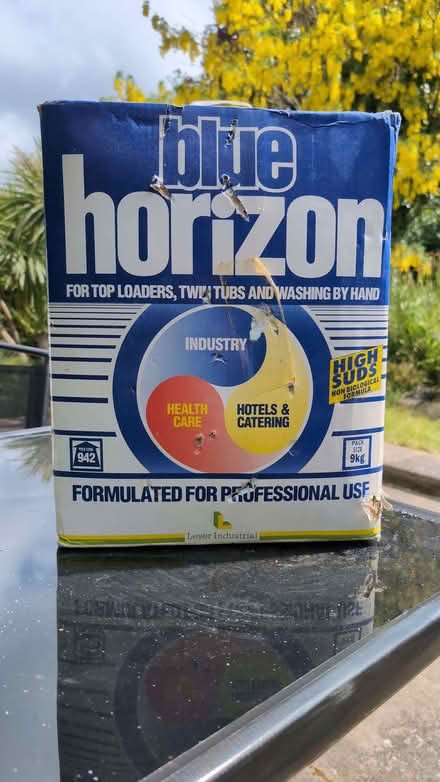 Photo of free 9KG unopened box of Blue Horizon washing Powder (Rainham ME8) #1