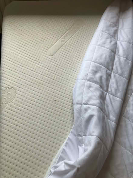 Photo of free small double mattress with protector (Cippenham SL1) #1