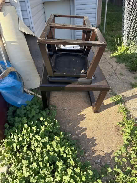 Photo of free Glass top coffee table with stools (North Wilmington) #1