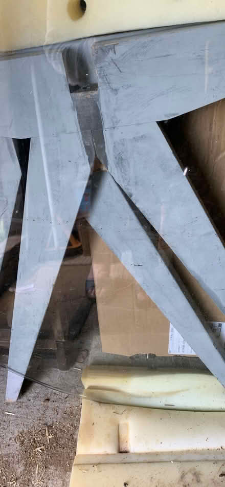 Photo of free Circular glass topped table (Aldershot) #3