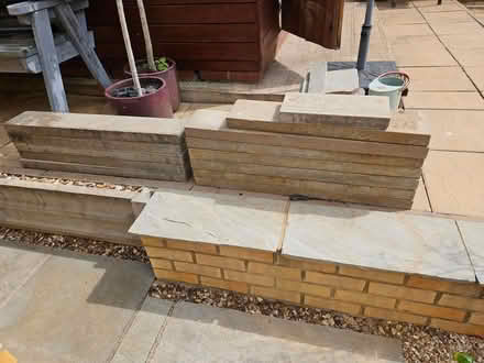 Photo of free Concrete edging slabs. (Higham North area NN10) #1