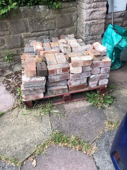 Photo of free Bricks & pallet (Woolton L25) #1