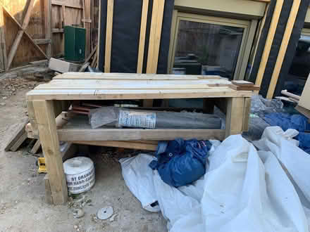 Photo of free Wooden table - for allotment? (Manor Court E10) #1