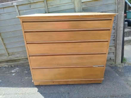 Photo of free Wooden chest of drawers (Southborough TN4) #2