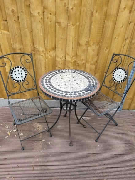 Photo of free Bistro garden set (Gorse Hill SN2) #1