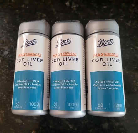 Photo of free Boots cod liver oil capsules (Cherry Orchard SY2) #1
