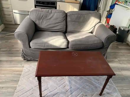 Photo of free 2 seater couch and coffee table (D6W) #1