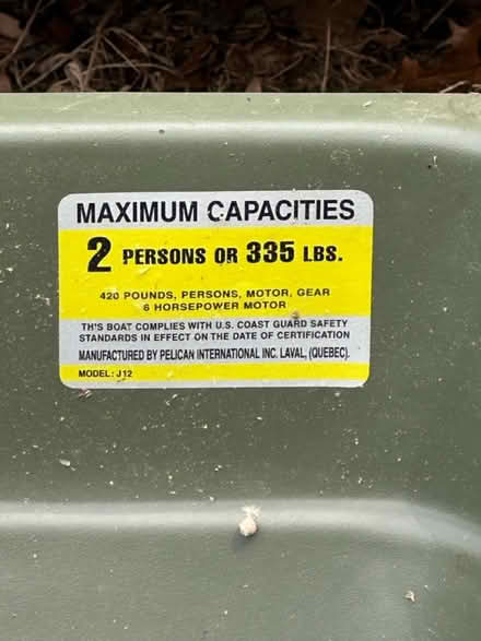 Photo of free Fiberglass Jon Boat (Pittsboro) #2