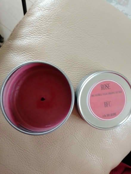 Photo of free Small rose scented candle (Cowley Oxford) #2